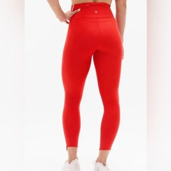 Athleta Red Leggings - Picture 2 of 8